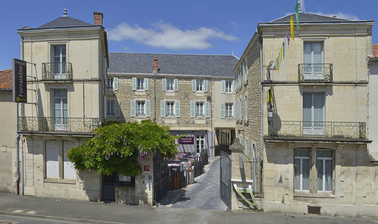 Logis Hotel-Restaurant Le Fontarabie Fontenay-le-Comte Kültér fotó